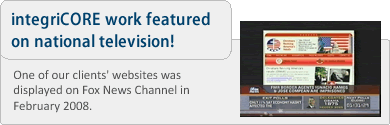 integriCORE featured on TV